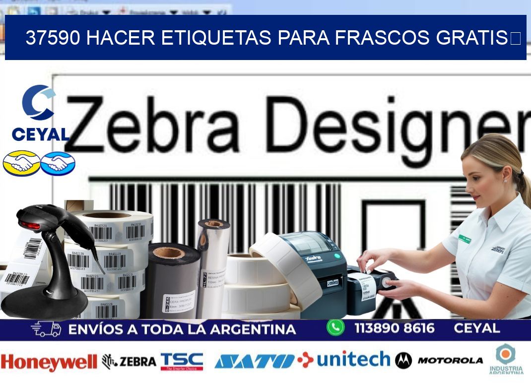 37590 Hacer etiquetas para frascos gratis 